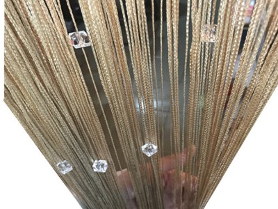 工厂直销水晶珠帘 穿珠子线帘 门帘