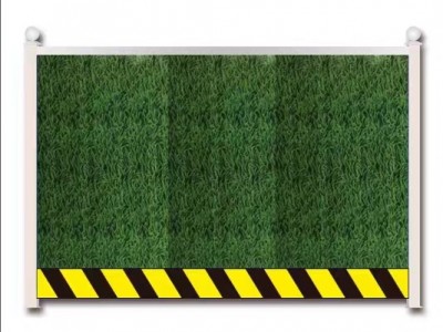 彩钢围挡施工道路临时围栏小草绿铁