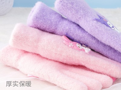 库洛米儿童手套冬季保暖女童宝宝五