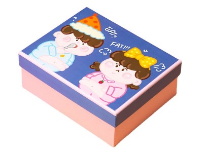 卡通创意生日礼品盒空盒送情侣闺蜜