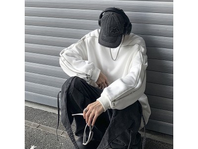 2023秋冬季新款青少年时尚潮流圆领