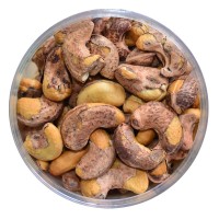 百晨新货越南紫衣腰果A180大颗粒带衣虎皮原味盐焗紫衣大腰果仁