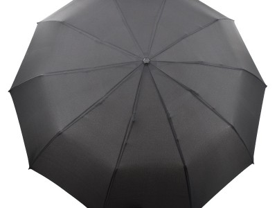 素色碰击布全自动雨伞简约手动遮阳