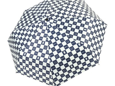 格子全自动雨伞 晴雨两用女男生ins