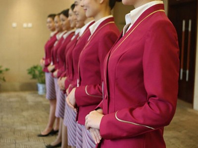 定制高端空姐制服航空空乘连衣裙职