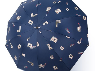 罗马假日大号晴雨两用三折叠遮阳伞