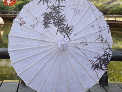 儿童古风油纸伞汉服旗袍淡雅中国风