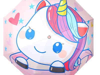 全自动儿童雨伞男童折叠超轻便小学