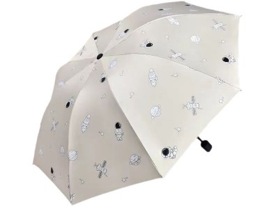 宇航员8骨手动雨伞男女晴雨两用雨伞