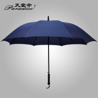 天堂伞广告雨伞丝网印刷字印logo商务双人自动直杆直柄晴雨伞