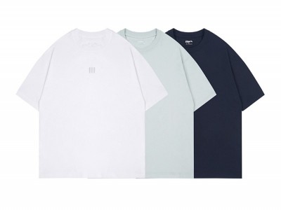 儒孟夏季速干基础款男女短袖美式潮