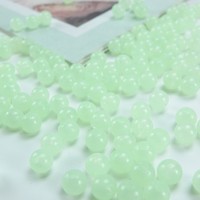 厂家定 制PS夜光珠DIY饰品服饰辅料散串珠批发