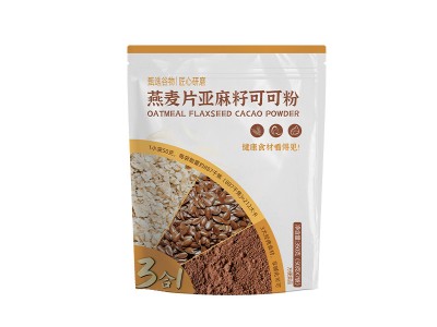 燕麦片亚麻籽可可粉帕梅拉麦片隔夜