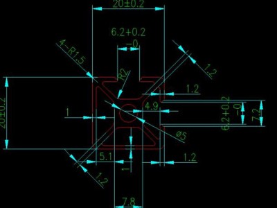 欧标工业铝型材欧标2020N2两面封槽