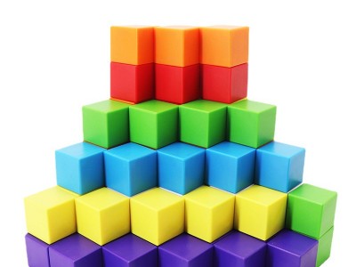 拼装积木玩具立方体小方块学生教具3
