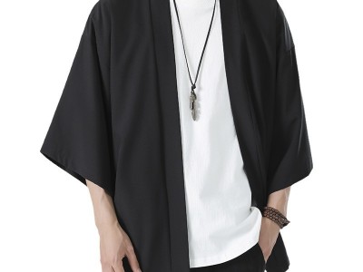 2024夏季新款中国风男士冰丝薄款披