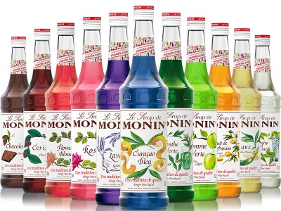 Monin莫林焦糖香草百香果蓝柑莫西多
