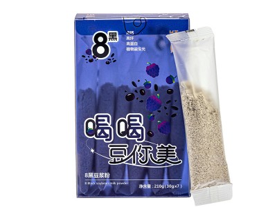 批发201g黑豆浆粉早餐食品上班族懒