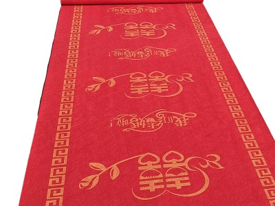 婚庆红地毯 一次性结婚用地毯 加厚2