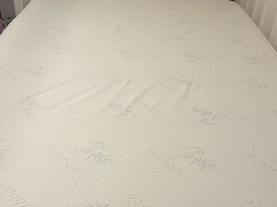 跨境亚马逊竹纤维防水床罩防螨透气