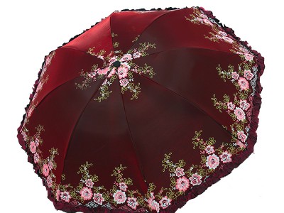 雨伞现货批发折叠太阳伞复古繁华系