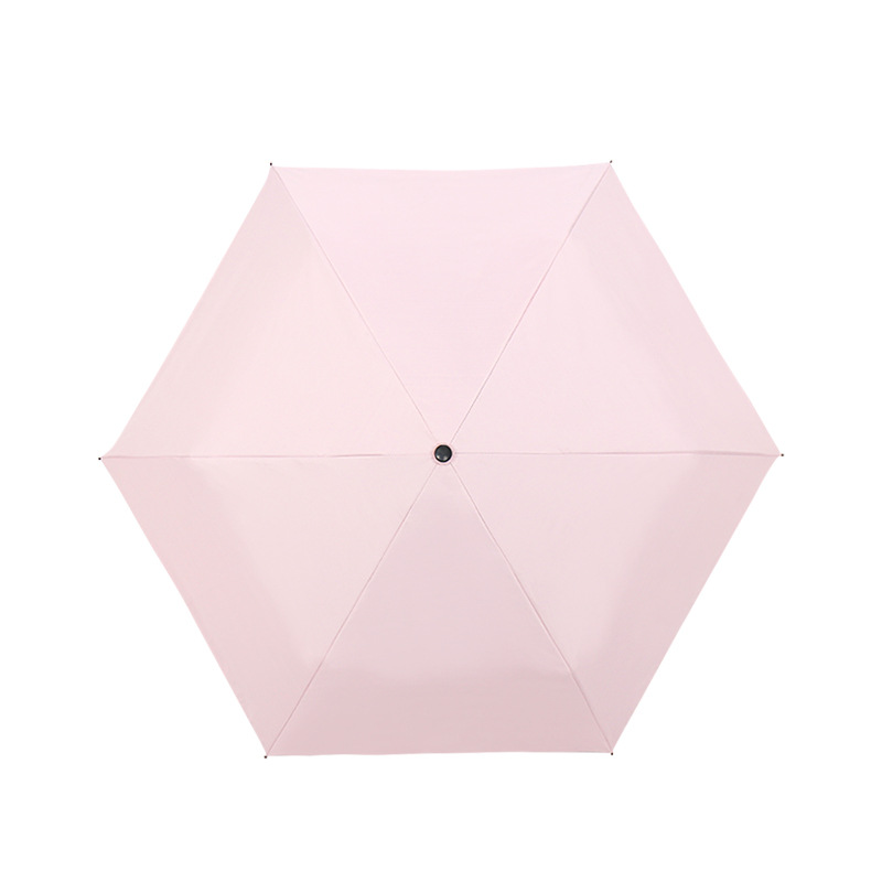 五折六骨迷你遮阳雨伞晴雨两用太阳伞防晒防紫外线胶囊伞折叠批发