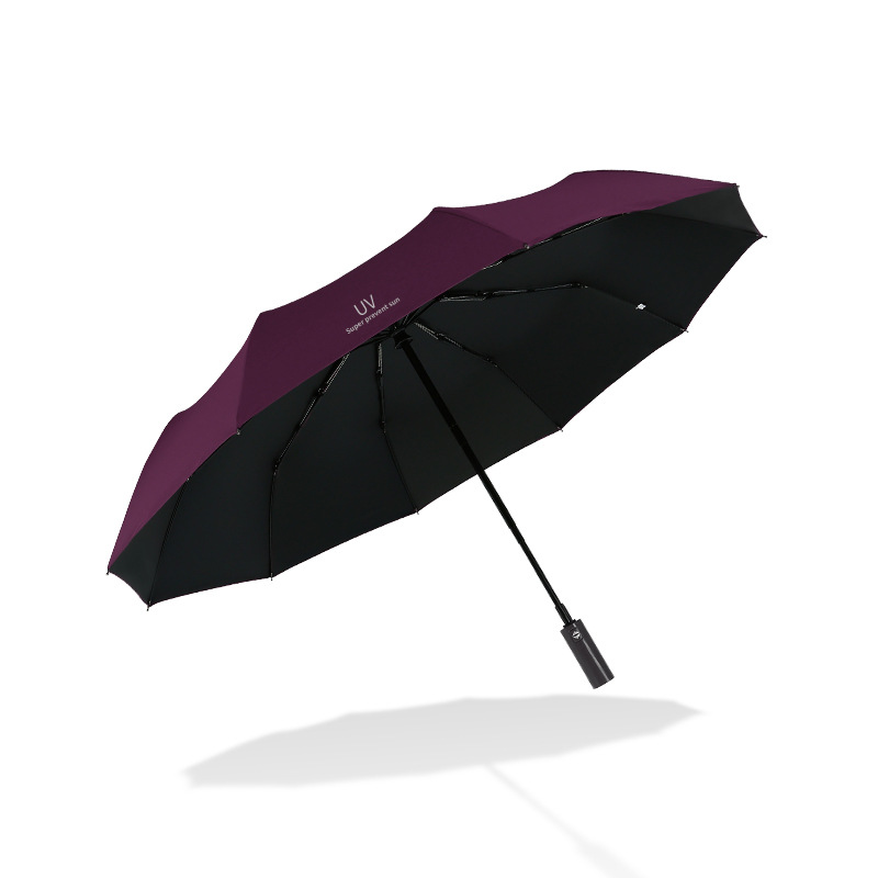 批发雨伞全自动晴雨两用男折叠大号广告遮阳防晒防紫外线太阳伞女