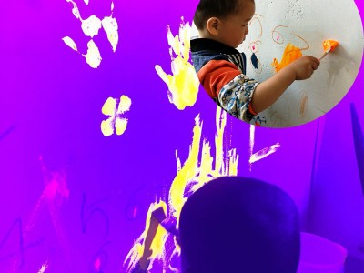 超亮水性荧光漆室内DIY墙漆学生手工