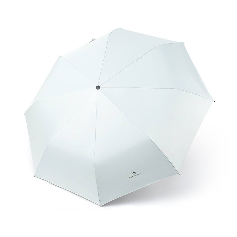 UV雨伞厂家批发迷你折叠遮阳伞大号晴雨两用伞黑胶手动三折太阳伞