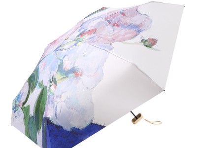 黑胶防晒紫外线遮阳伞迷你折叠雨伞