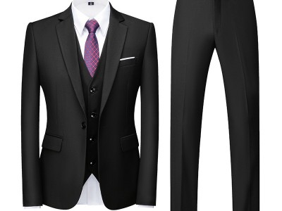 2024外贸常年做男士商务修身西服三