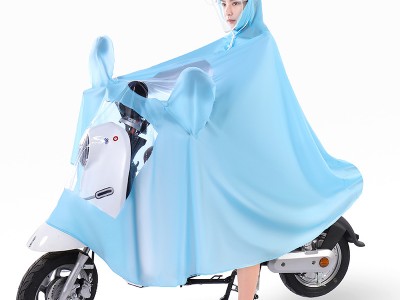 时尚电动车雨衣电瓶车专用雨衣批发