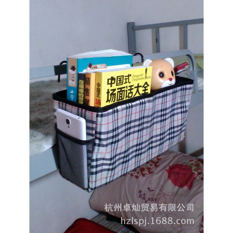 工厂供应挂篮 多用布挂篮筐大学生宿舍牛津布床头挂篮置物架