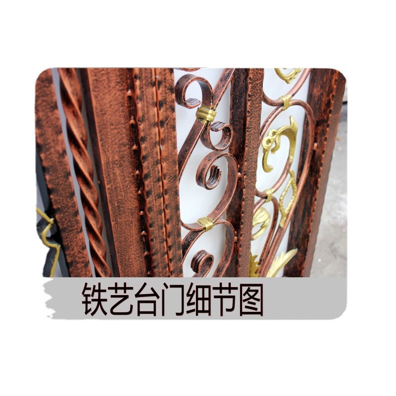 铁艺大门 铝艺大门 别墅大门对开大门电动双开别墅庭院大门防盗门