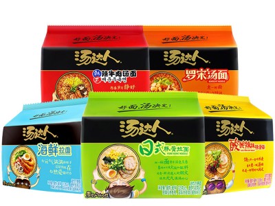 统一汤达人方便面袋装 日式豚骨酸辣