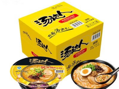 新】统一汤达人碗装方便面日式豚骨