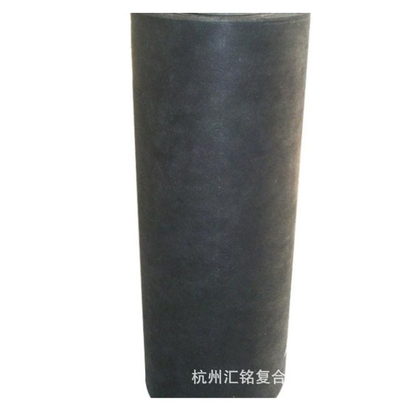 供应声屏障用的无碱玻璃纤维憎水布 黑色玻璃纤维表面毡 降噪阻燃