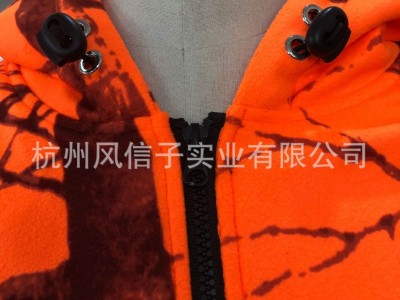 HOT加工订制迷彩印花摇粒绒清加工全