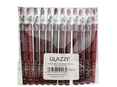 新款GLAZZI12色哑光唇线笔 哑光雾面