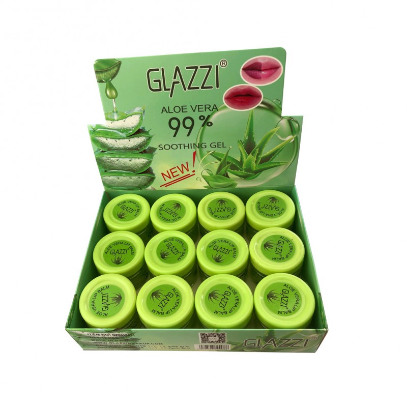 GLAZZI芦荟唇膏 透明无色唇油 唇冻 护唇油唇泥唇部护理彩妆