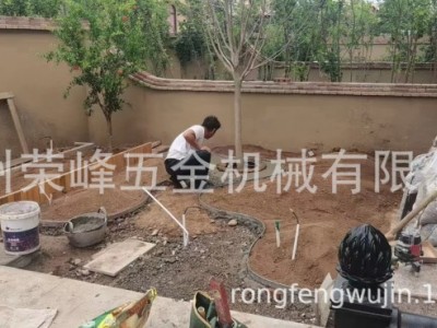不锈钢草石隔离带 园林景观学校庭院