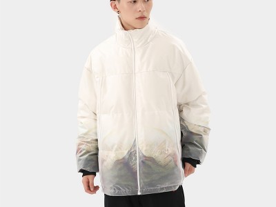 冬季新款羽绒服男防风防水免洗潮牌