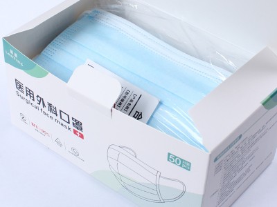 现货医用外科口罩一次性三层含熔喷