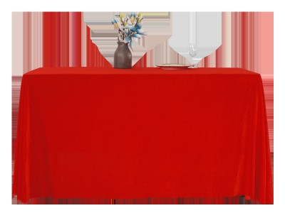 金丝绒桌布会议室会议桌办公展会商