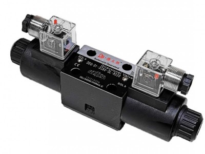 液压电磁阀线圈插头220V阀组配件24V