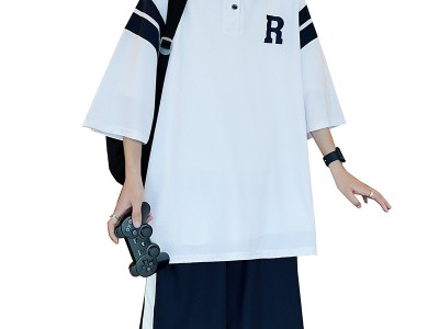 2024新款POLO衫短袖五分裤男潮流帅