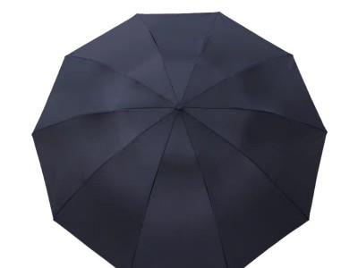雨伞批发大号双人晴雨伞折叠黑胶遮