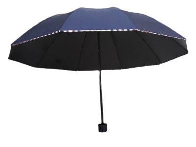 大号十骨黑胶雨伞防晒遮阳伞防紫外