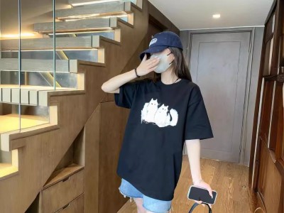 ader短袖T恤女2024春季新款潮牌女装