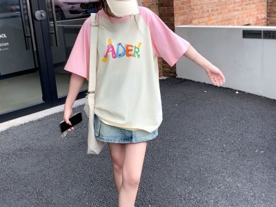 ader短袖T恤女2024年夏季新款韩版女